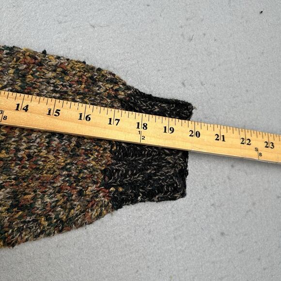 Amy‎ Brill Sweater Women’s L/XL Brown Marled Knit Cotton Chunky Slouchy Pocket - Picture 8 of 16